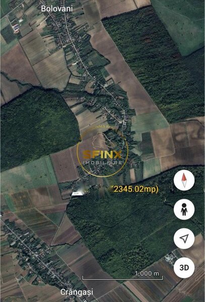 Cornatelu, Dambovita, teren intravilan langa padure.